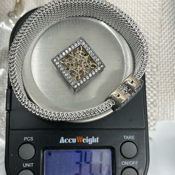 Suspicion QVC Stainless Steel Mesh Bracelet with 925 Interchangeable Ornaments - Picture 13 of 17